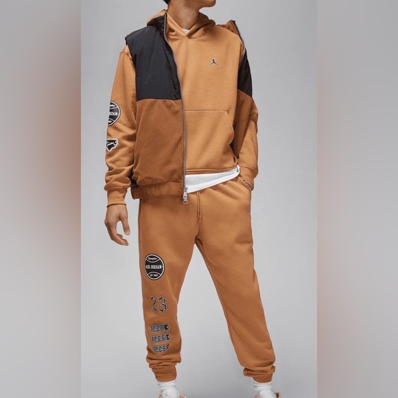 Professional Athletes Air Jordan Brown Championship SetBrown- XL